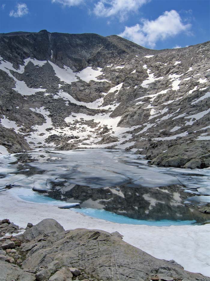 Lac glacé de Maniportet