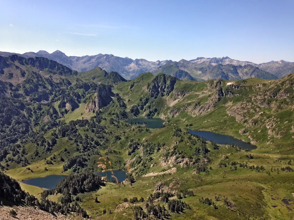 Vue des Étangs de Rabassoles, Donezan, Ariège