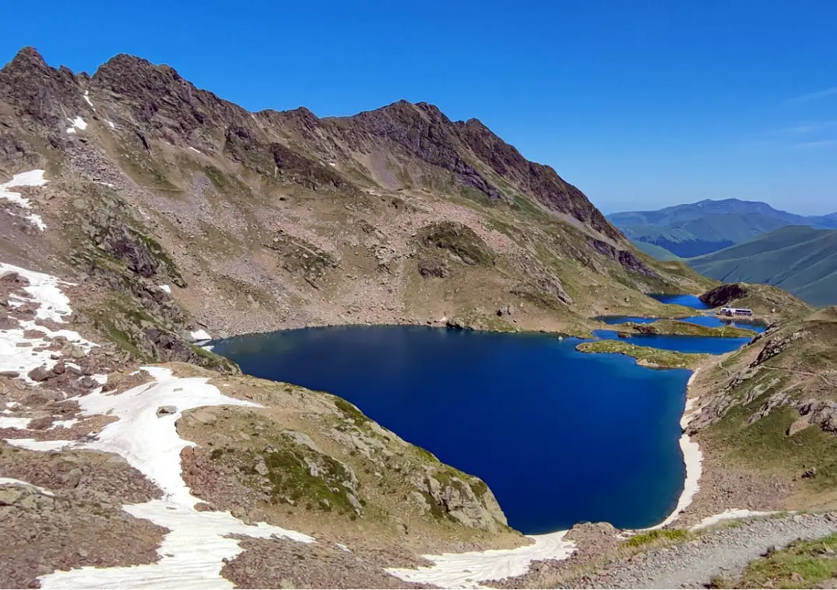 Vue des Boums de Venasque, Vallée de Luchon, Hautes-Garonne, Pyrénées
