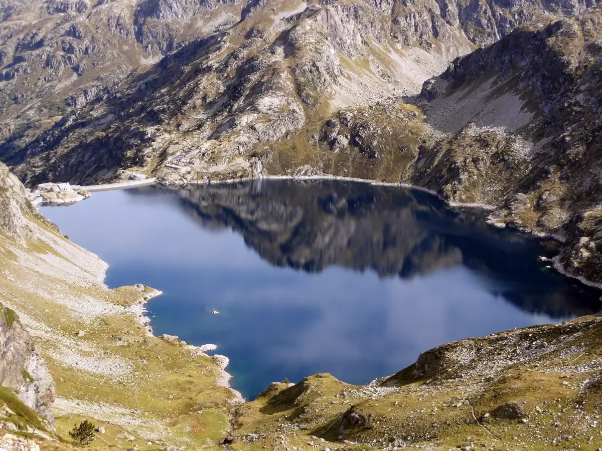 Vue du lac d'Artouste, Pyrénées Atlantiques