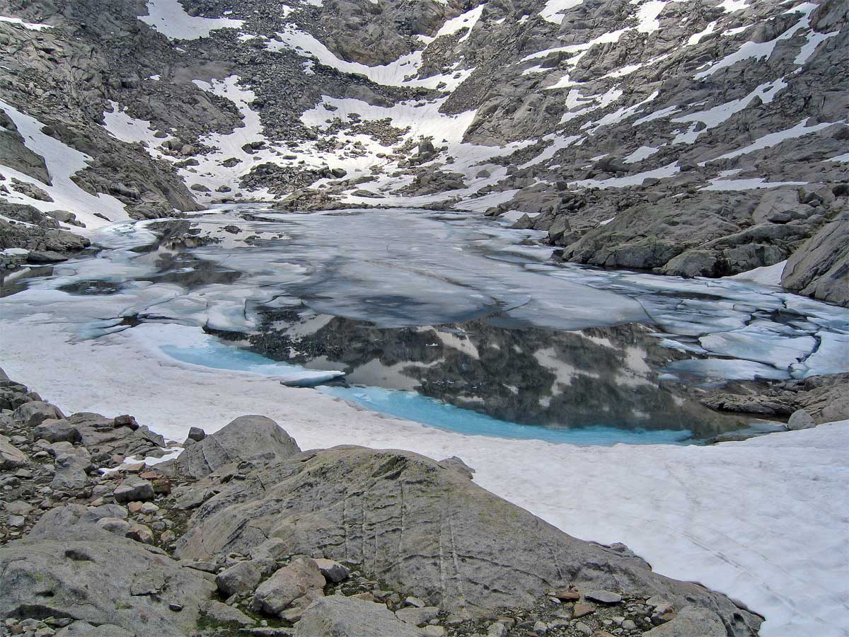 Lac glacé de Maniportet