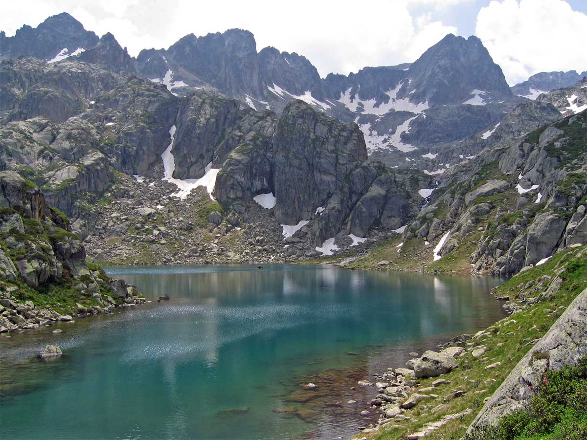 Lac de la Mourèle - @ pg Lac de la Mourèle, Pic de la Mourèle, crêtes d'...