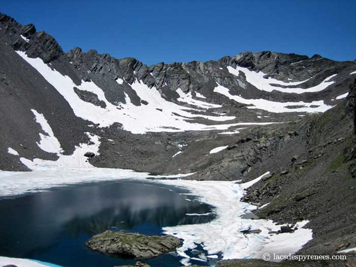 Lac Glacé d'Estom-Soubiran - @ iñès COMPAN Lac Glacé d'Estom-Soubiran