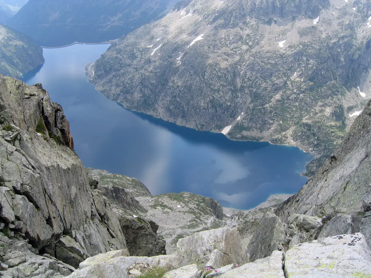 Vue du lac de Cap de Long, Hautes-Pyrénées
