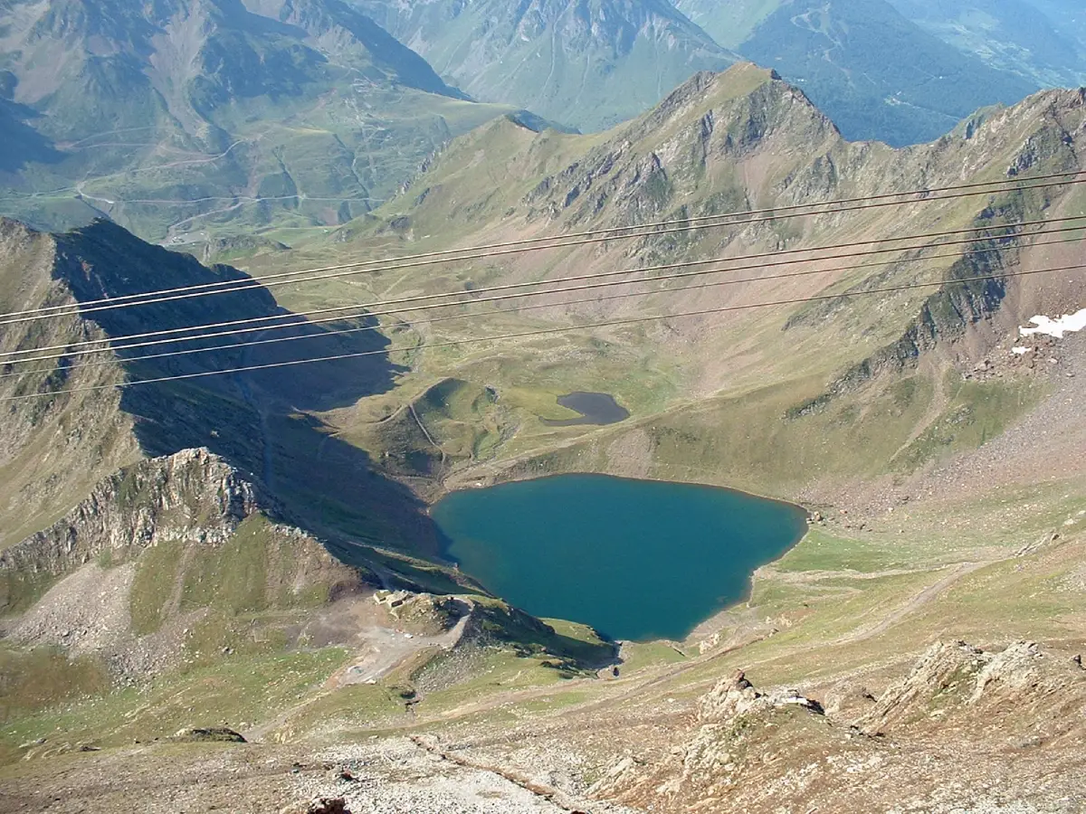 Vue du lac d'Oncet, Barèges, Hautes-Pyrénées