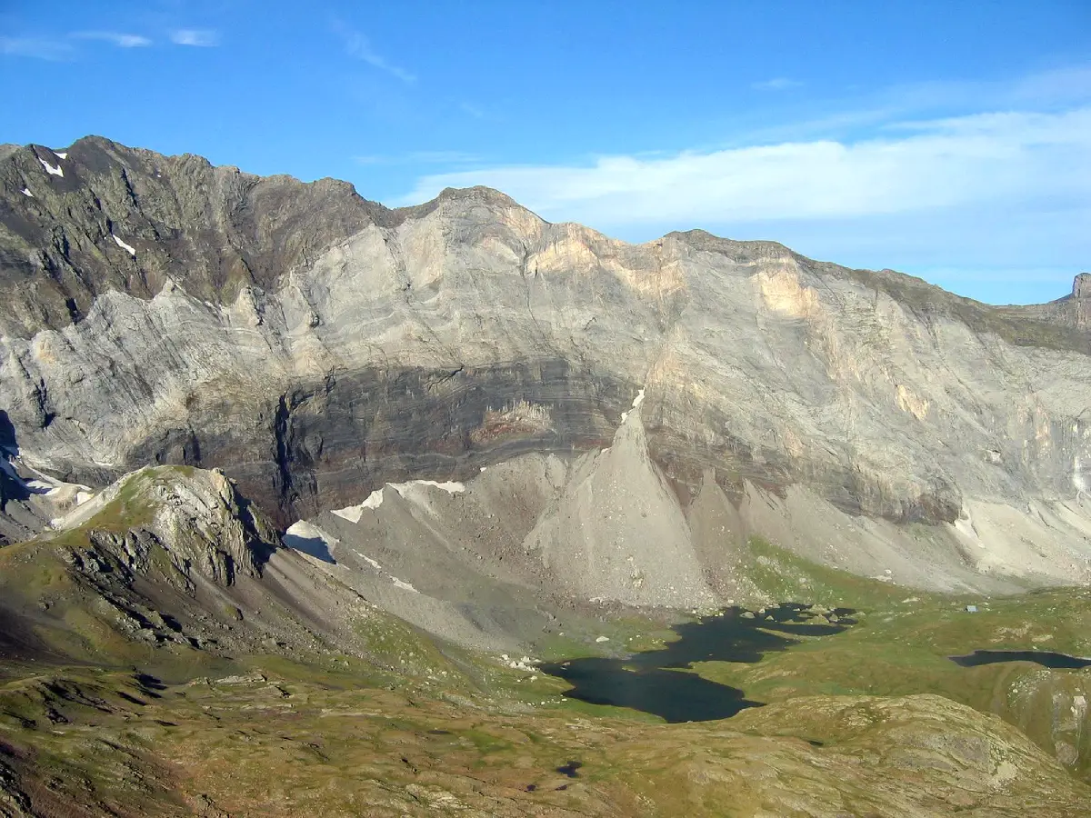 Vue du lac de Barroude, Hautes-Pyrénées