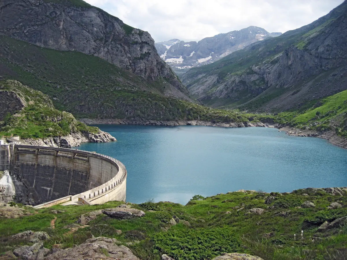 Vue du lac des Gloriettes, Pays Toy, Hautes-Pyrénées