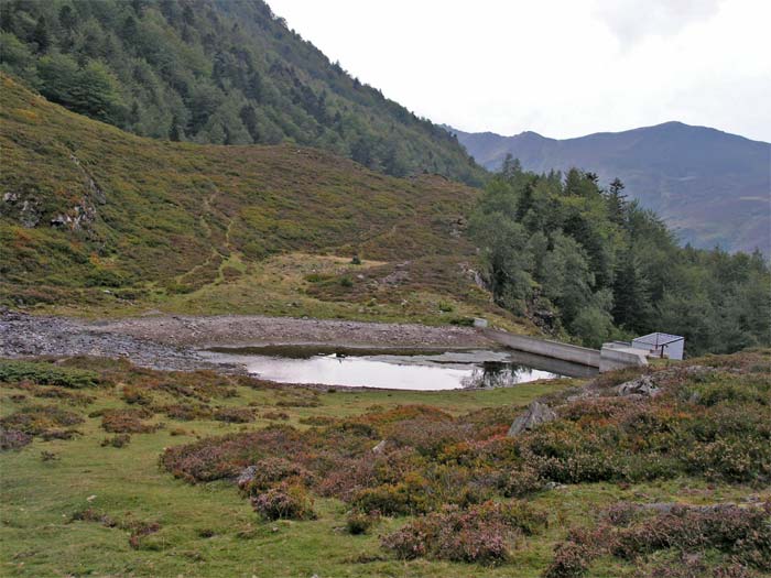 laquet de retenue du lac d'Isaby