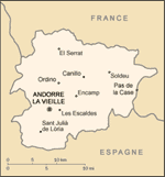 vue satellite Andorre