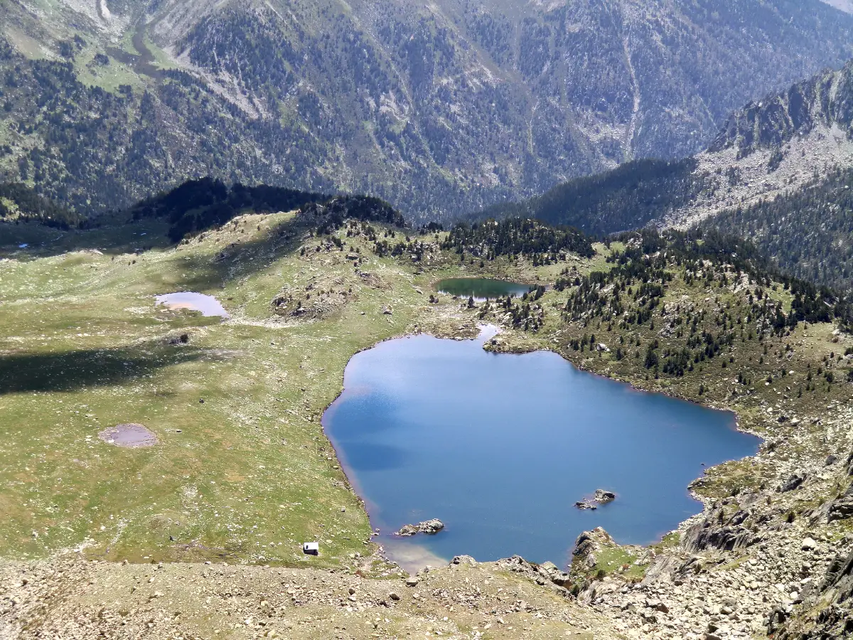 Vue de l'Estany de Montmalús, Andorre