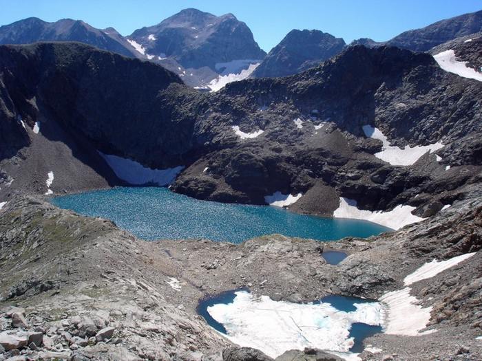 Laquet supérieur du lac Glacé