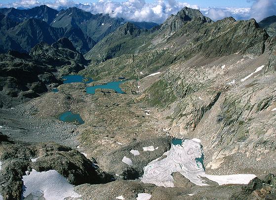 Lac des Isclots des Gourgs Blancs - @ Phil Gourgs Blancs desde el pic Gourdon 3034m