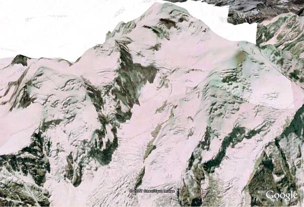 Etangs de Bassi&egrave;s - vue satellite