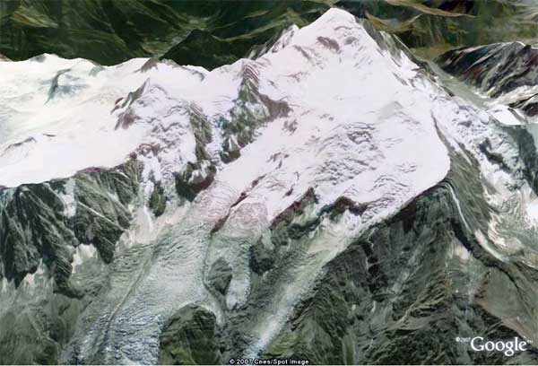 Etangs de Bassi&egrave;s - vue satellite